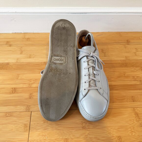 Men's Koio leather sneaker - light grey - size 11 - Picture 11 of 11